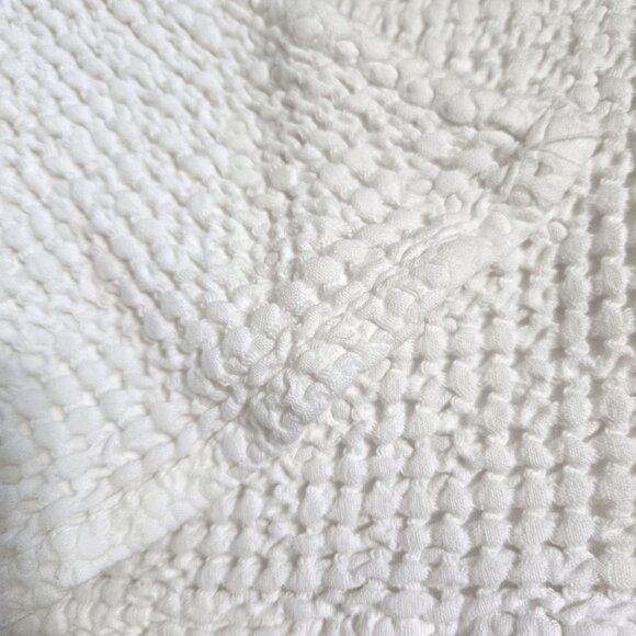 Annie Selke Pine Cone Hill waffle blanket Portugal Dash Albert 100% Cotton Queen - Picture 8 of 8